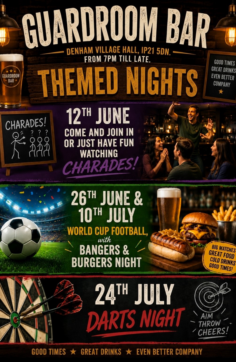 Guardroom Bar - Themed Nights