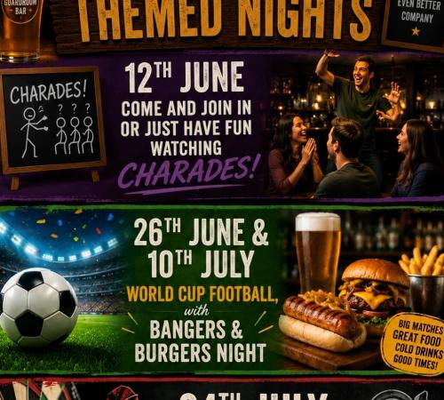 Guardroom Bar - Themed Nights
