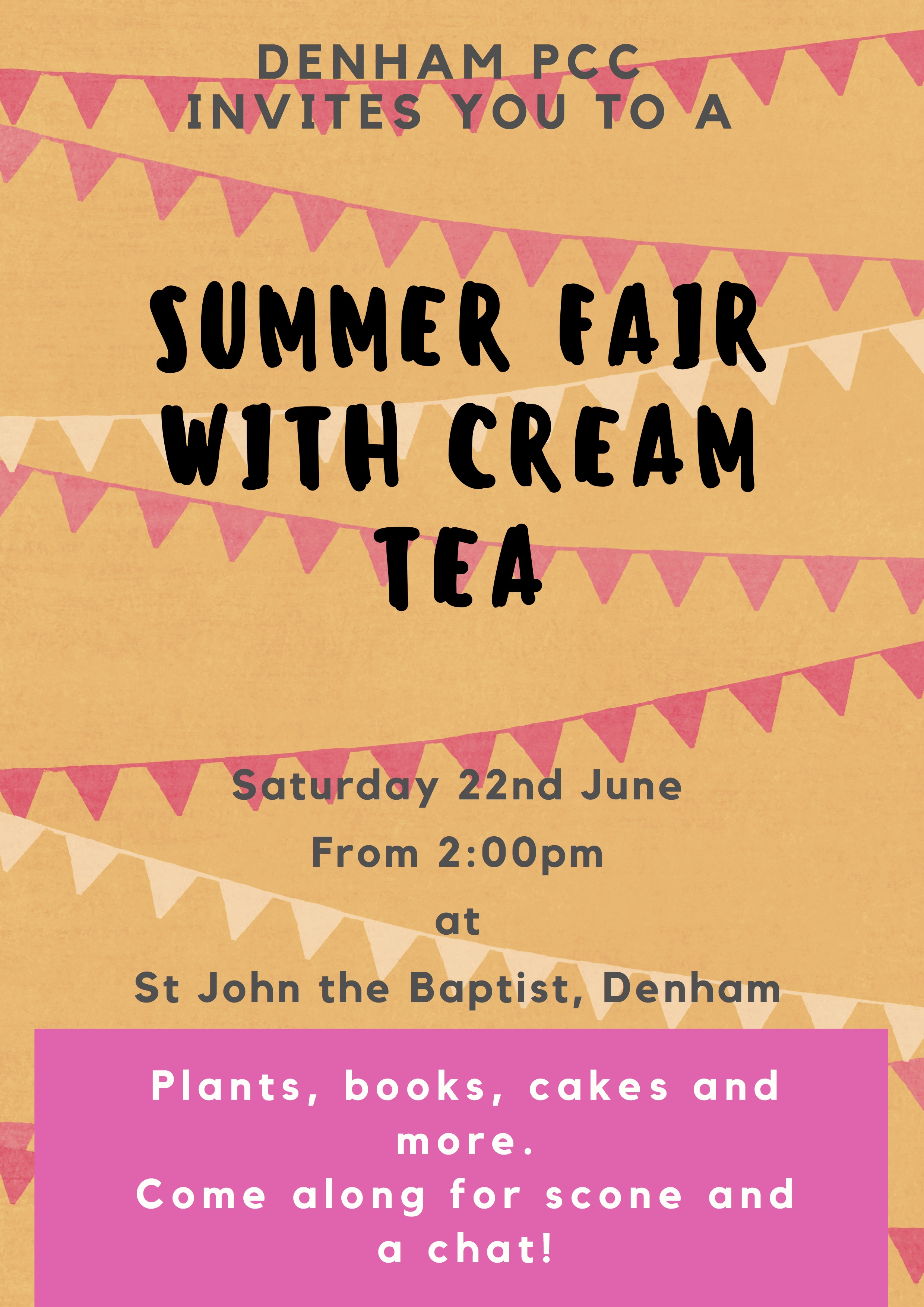 Summer Fair with Cream Tea!